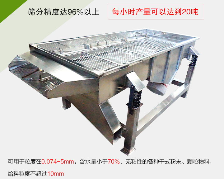 糧食篩分機(jī)各種干式粉末、顆粒物料，給料粒度不超過10mm